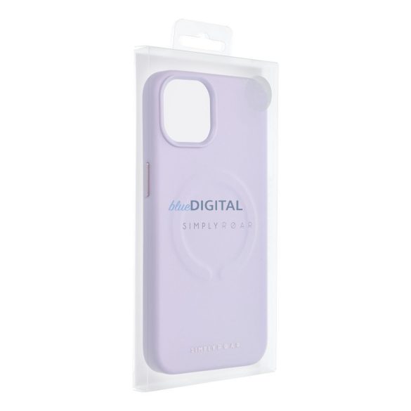 Roar Leather Mag Case bőr tok - iPhone 12 lila