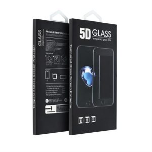 5D Full Glue edzett üveg - iPhone 15 fekete fólia