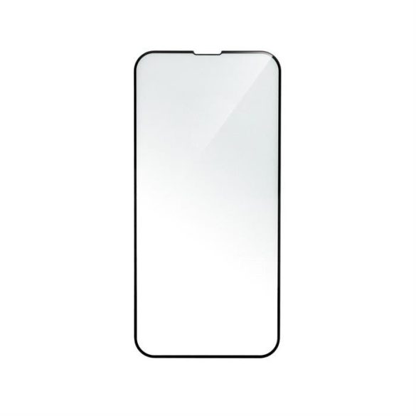 5D Full Glue edzett üveg - iPhone 15 fekete fólia