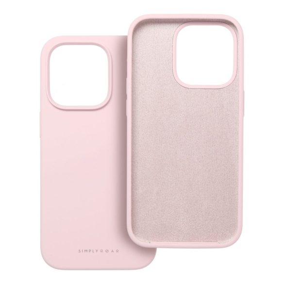 Roar Cloud-Skin tok - iPhone 15 Pro világos rózsaszínű