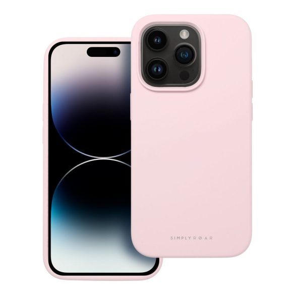 Roar Cloud-Skin tok - iPhone 14 Pro világos rózsaszínű