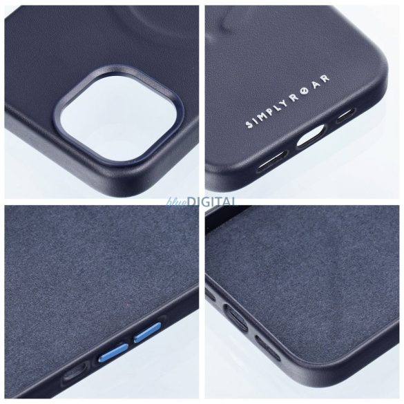 Roar Leather Mag tok - iPhone 15 Pro Max sötét színű