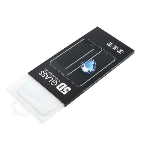 5D Full Glue edzett üveg - iPhone 14 Pro (adatvédelmi) fekete fólia
