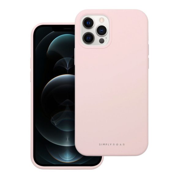 Roar Cloud-Skin tok - iPhone 12 Pro világos rózsaszínű