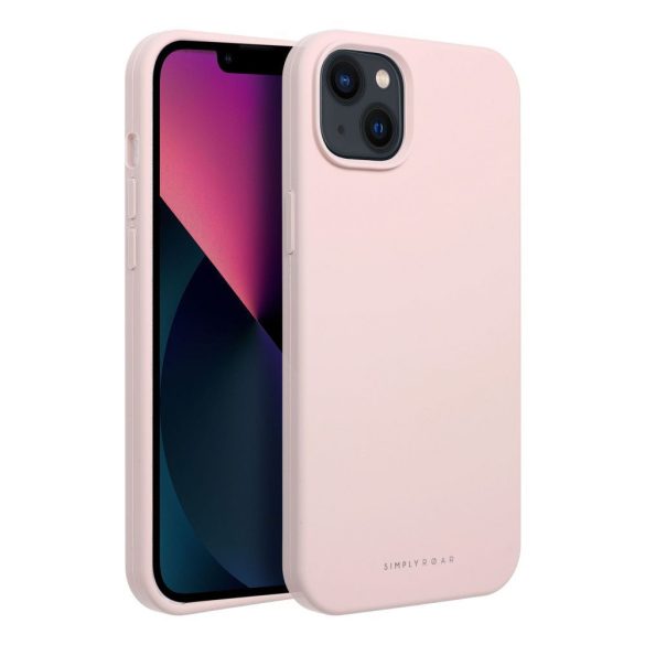 Roar Cloud-Skin tok - iPhone 13 világos rózsaszínű