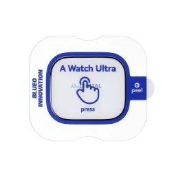   5D Mr. Monkey Glass üvegfólia - Apple Watch Ultra / Ultra 2 fekete szegéllyel 