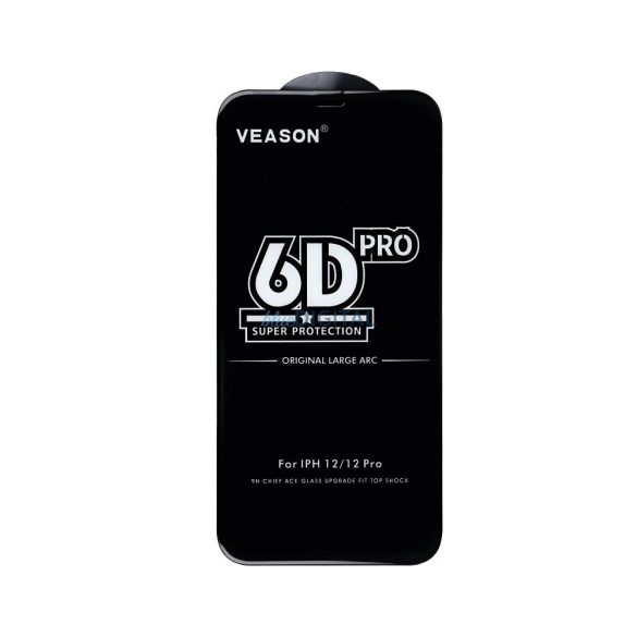 6D Pro Veason Glass üvegfólia - Samsung Galaxy S22 Plus / Samsung Galaxy S23 Plus fekete szegéllyel