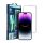 5D Full Glue edzett üveg iPhone 14 Pro Max fekete + applikátor