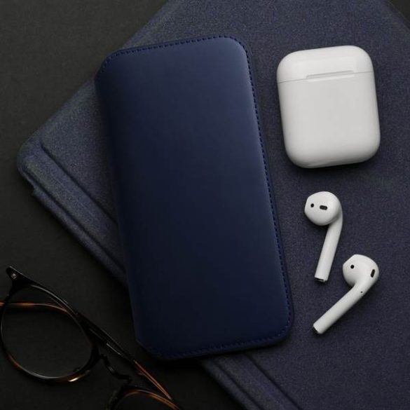 Dual Pocket Book case SAMSUNG A35 Tengerészkék tok