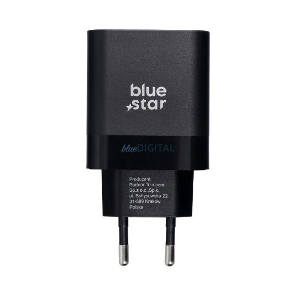 Blue Star TFB-TC-45W hálózati töltő 1xUSB C csatlakozással 3A 45W - fekete