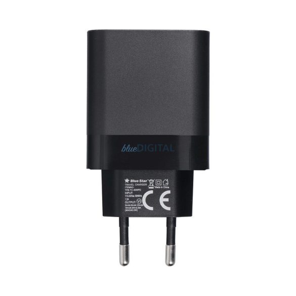 Blue Star TFB-TC-45W hálózati töltő 1xUSB C csatlakozással 3A 45W - fekete