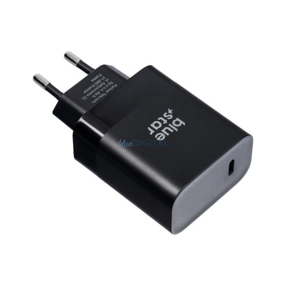 Blue Star TFB-TC-45W hálózati töltő 1xUSB C csatlakozással 3A 45W - fekete