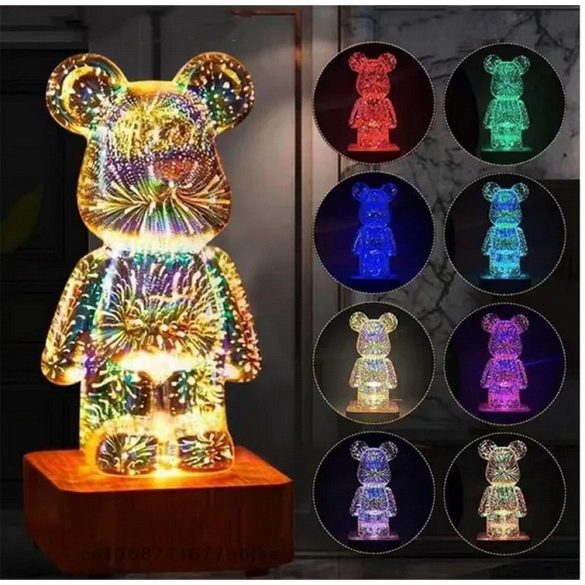 BEAR LED 3D asztali lámpa