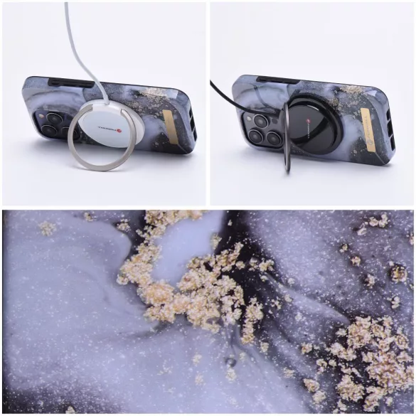 Forcell F-PROTECT Mirage MagSafe-kompatibilis tok iPhone 15 Pro - szürke
