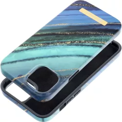   Forcell F-PROTECT Mirage (Jade Marble) MagSafe-kompatibilis tok iPhone 15 Plus - kék