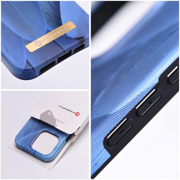 Forcell F-PROTECT Mirage (Blue Bird) MagSafe-kompatibilis tok iPhone 15 Pro - kék