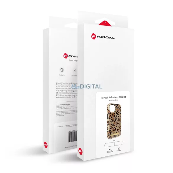 Forcell F-PROTECT Mirage MagSafe-kompatibilis tok iPhone 15 Plus - barna