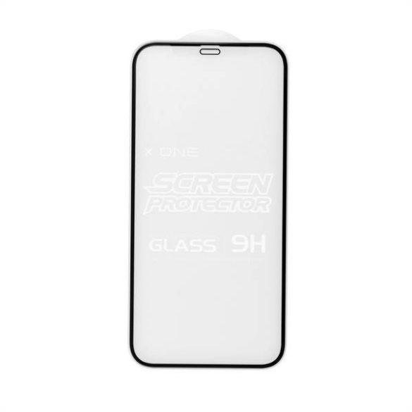 3D Full Cover edzett üveg X-ONE - Samsung Galaxy S24 Plus (tokbarát) - működő ujjlenyomat-érzékelővel