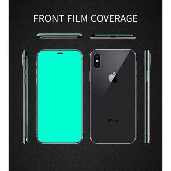 3D Full Cover edzett üveg X-ONE - Samsung Galaxy S24 Ultra (tokbarát) - működő ujjlenyomat-érzékelő