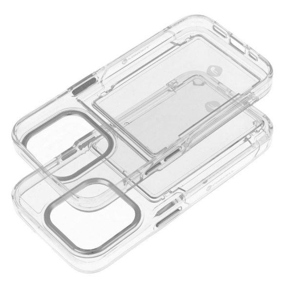 FORCELL F-PROTECT Crystal Pocket tok IPHONE 15 Pro átlátszó