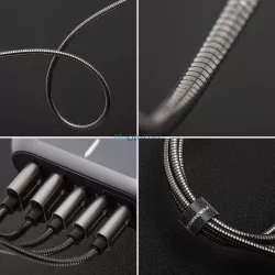 Forcell C234 USB-A - Type-C kábel 2.4A 1m ezüst színű