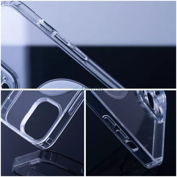 Clear Mag Cover (MID) Magsafe kompatibilis iPhone 15 PRO MAX tok