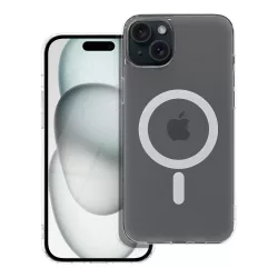   FROST MAG MagSafe-kompatibilis tok iPhone 15 Plus - átlátszó