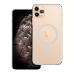   FROST MAG MagSafe-kompatibilis tok kamera lencse kivágással iPhone 11 Pro Max - átlátszó