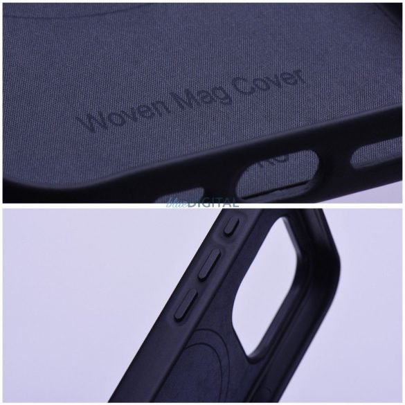 Woven Mag tok iPhone 12 Pro Max - fekete
