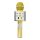 OEM CR58S HQ multimédiás karaoke mikrofon - arany színű