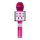 OEM CR58S HQ multimédiás karaoke mikrofon - rózsaszín
