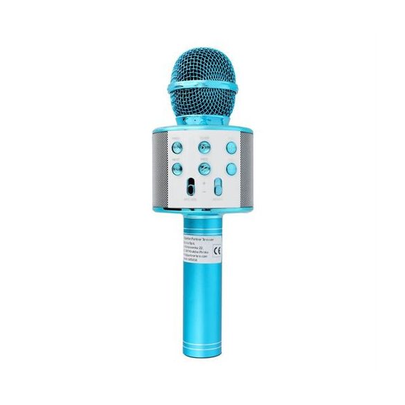 OEM CR58S HQ multimédiás karaoke mikrofon - kék