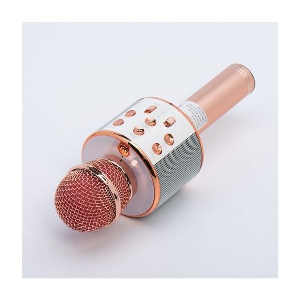 OEM CR58S HQ multimédiás karaoke mikrofon - rózsaarany