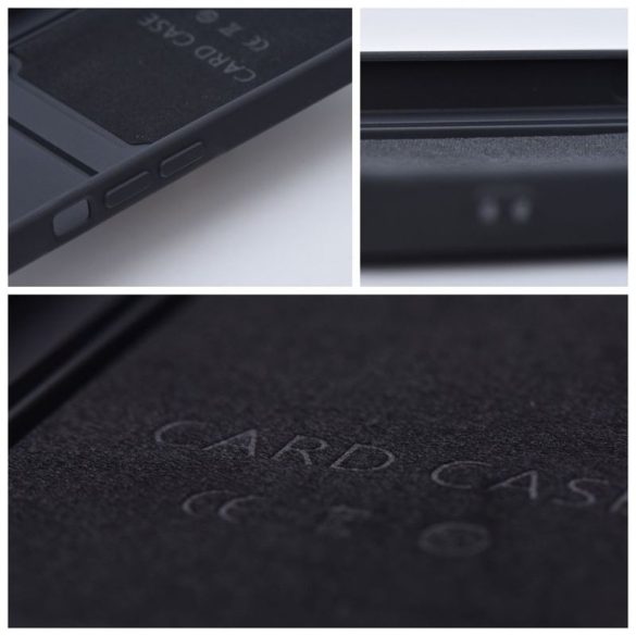 Kártyatartós tok Xiaomi Redmi Note 13 4G fekete