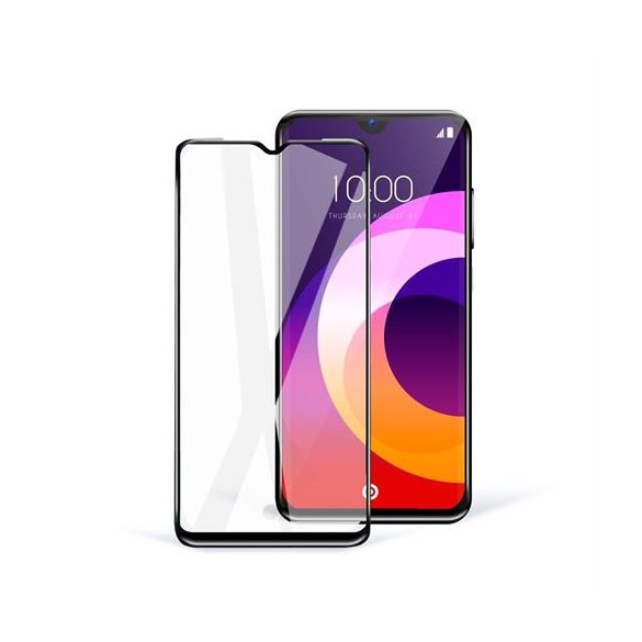 5D Full Glue kerámia üvegfólia Xiaomi Redmi Note 13 4G fekete szegéllyel 