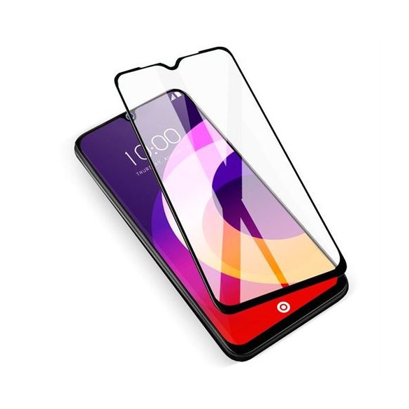 5D Full Glue kerámia üvegfólia Xiaomi Redmi Note 13 4G fekete szegéllyel 