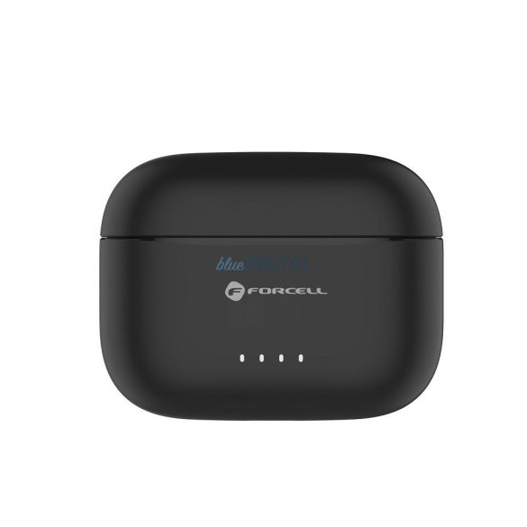 Forcell F-Audio Super Clear Calls TWS bluetooth vezeték nélküli fülhallgató ANC+ENC, bluetooth adapterrel - fekete