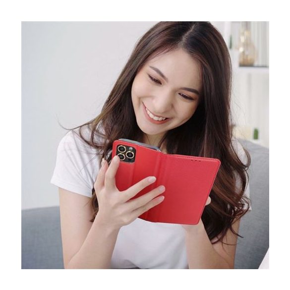 Smart Case könyvtok Motorola Moto G24 - piros