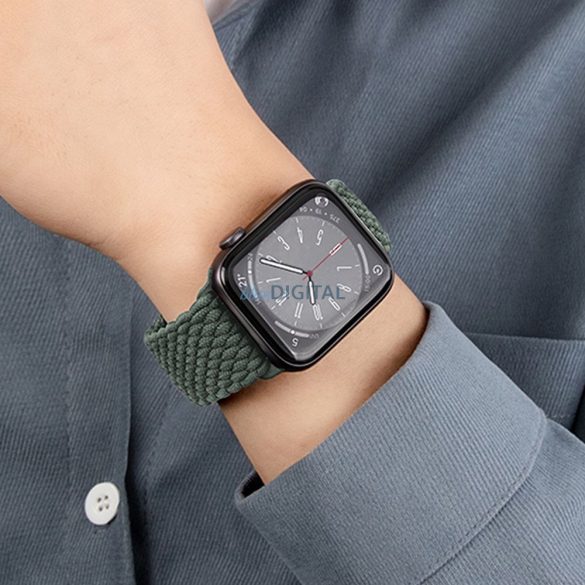 Forcell F-Design FA2 fonott mágneses csereszíj Apple Watch 38 / 40 / 41 mm - zöld