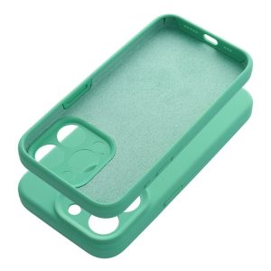 SILICONE tok 2mm iPhone 14 - menta