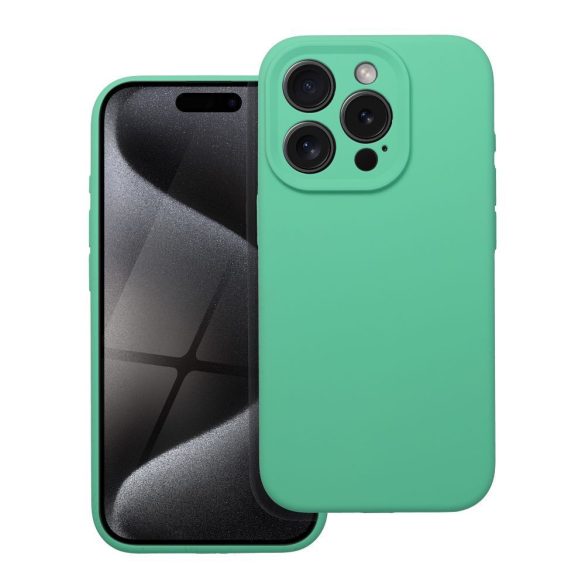 SILICONE tok 2mm iPhone 14 - menta