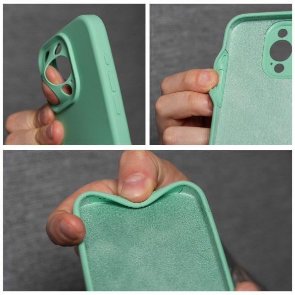 SILICONE tok 2mm iPhone 14 - menta