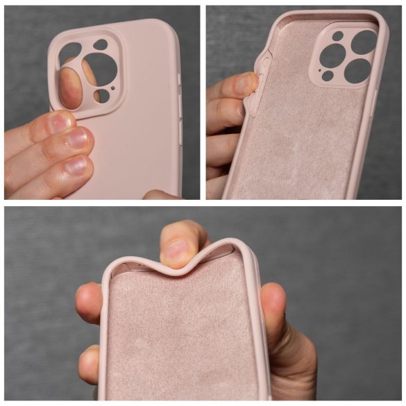 SILICONE tok 2mm iPhone 11 - rózsaszín