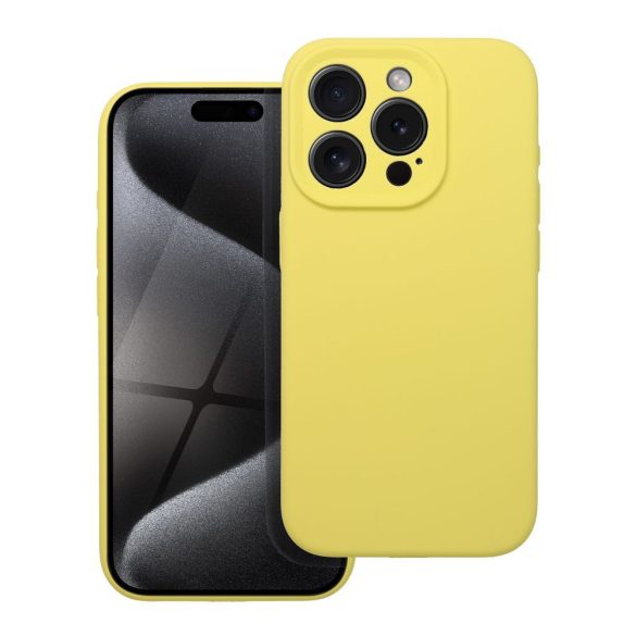 SILICONE tok 2mm iPhone 11 - sárga