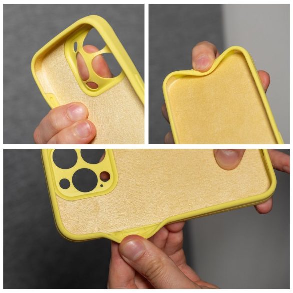 SILICONE tok 2mm iPhone 11 - sárga