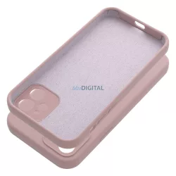 SILICONE tok 2mm iPhone 12 - rózsaszín