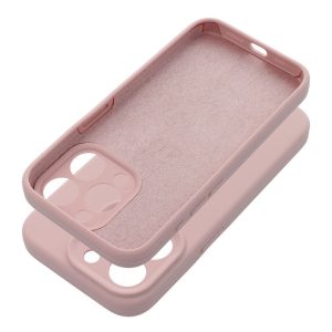 SILICONE tok 2mm iPhone 12 - rózsaszín