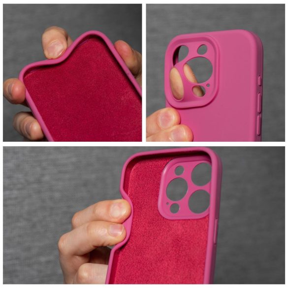 SILICONE tok 2mm iPhone 12 - pink