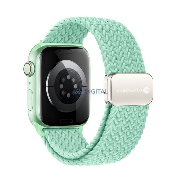 Forcell F-Design FA2 fonott mágneses csereszíj Apple Watch 38 / 40 / 41 mm - mentazöld