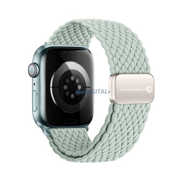 Forcell F-Design FA2 fonott mágneses csereszíj Apple Watch 38 / 40 / 41 mm - világoszöld